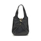 Black Buffalo Leather Shoulder Bag