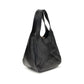 Black Buffalo Leather Shoulder Bag