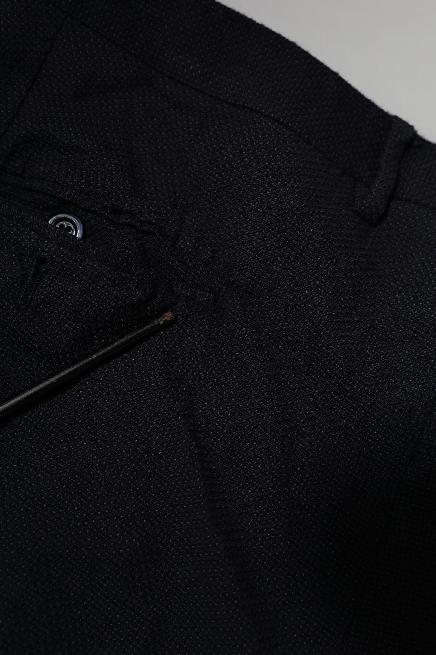Gray Wool Formal Dress Men Trousers Pants