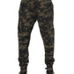 Multicolor Camouflage Cotton Men Jogger Pants