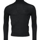Black Wool Turtle Neck Men Pullover Sweater
