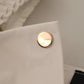 White Square Neck Button Down Crop Blouse