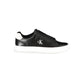 Black Polyurethane Men Sneaker