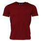Maroon Cotton Crew Neck Short Sleeves T-Shirt