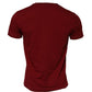Maroon Cotton Crew Neck Short Sleeves T-Shirt