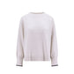 White Cashmere Sweatshirt