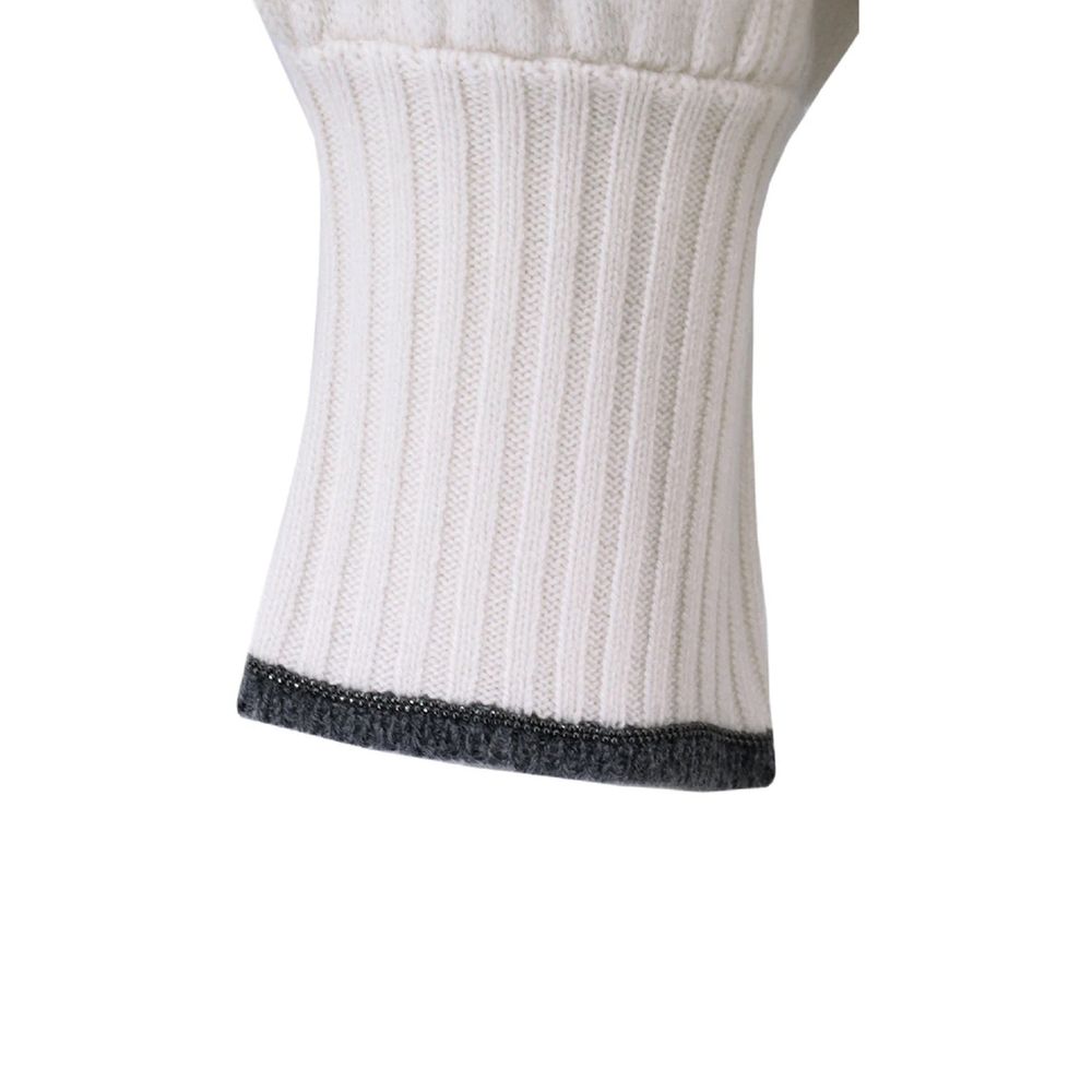 White Cashmere Sweatshirt
