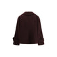 Bordeaux Fleece Wool Coat