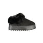 Black Polyester Women Sneaker