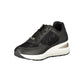 Black Polyurethane Women Sneaker