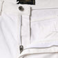 White AUDREY Cotton Logo Skinny Denim Jeans