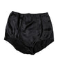 Black Silk Stretch High Waist Girdle Underwear