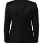 Black MARTINI 2 Buttons Suit Jacket Blazer
