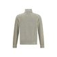 Bicolor Wool Turtleneck