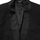 Black MARTINI 1 Button Suit Jacket Blazer