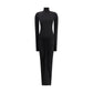 Black Polyester Casual Dress