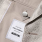 Beige MARTINI Double-Breasted Suit Blazer
