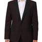 Maroon Wool 2 Buttons Suit Jacket Blazer