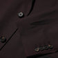 Maroon Wool 2 Buttons Suit Jacket Blazer