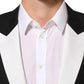 Black White MARTINI 1 Button Men Suit Blazer
