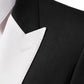 Black White MARTINI 1 Button Men Suit Blazer