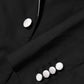 Black White MARTINI 1 Button Men Suit Blazer