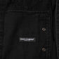 Black Cotton Stretch Denim Blouson Jacket