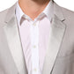 Light Gray Wool 2 Piece MARTINI Formal Suit
