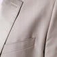 Light Gray Wool 2 Piece MARTINI Formal Suit