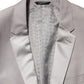Light Gray Wool 2 Piece MARTINI Formal Suit