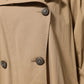 Khaki Double Breasted Trench Coat Jacket