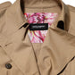 Khaki Double Breasted Trench Coat Jacket