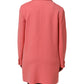 Pink Buttoned Down Trench Coat Jacket