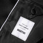 Black MARTINI Double-Breasted Suit Blazer