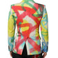 Multicolor Graffiti SICILIA 1 Button Men Suit Blazer