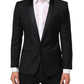 Black GOLD 1 Button Suit Jacket Men Blazer