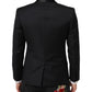 Black GOLD 1 Button Suit Jacket Men Blazer