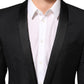 Black GOLD 1 Button Suit Jacket Men Blazer
