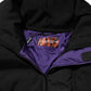Black Nylon Puffer Men Full Zip Jacket