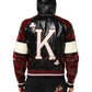 Multicolor Hooded Leather DG King Men Biker Jacket