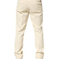Beige Corduroy Cotton Straight Men Trouser Pants