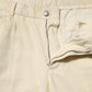 Beige Corduroy Cotton Straight Men Trouser Pants