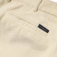 Beige Corduroy Cotton Straight Men Trouser Pants