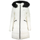 White Polyester Jackets & Coat