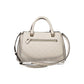 Bianco Polyurethane Women Handbag