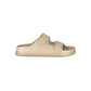 Beige Polyurethane Women Slipper
