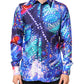 Multicolor Luminarie MARTINI Slim Men Shirt