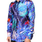 Multicolor Luminarie MARTINI Slim Men Shirt