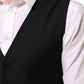 Black Wool Dress Formal Men Waistcoat Vest