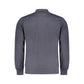 Blue Cotton Men Sweater